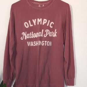 Comfort Colors Dusty Rose Long Sleeve Shirt